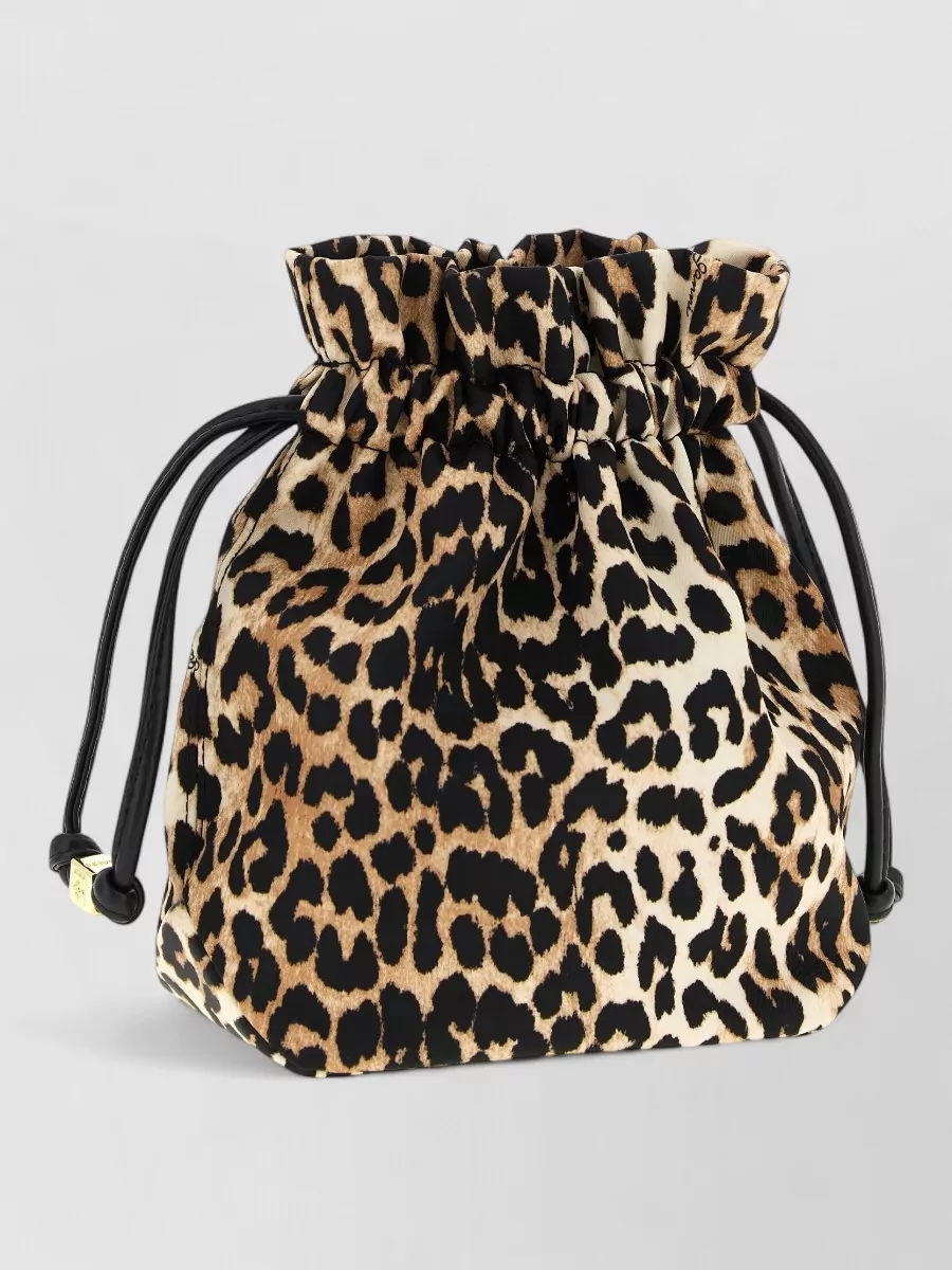 Ganni na recycled polyamide bucket bag