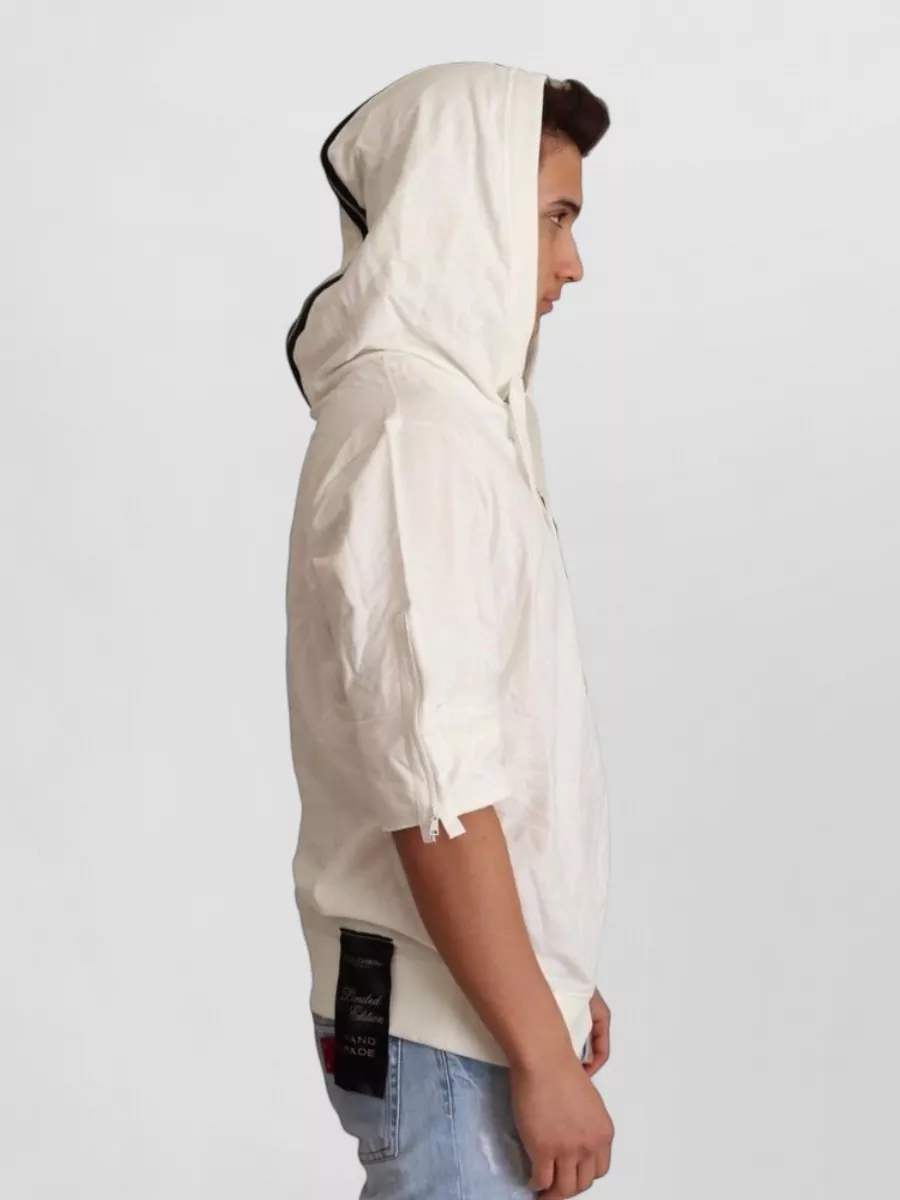 Dolce&Gabbana Cotton Short-Sleeve Hooded T-Shirt