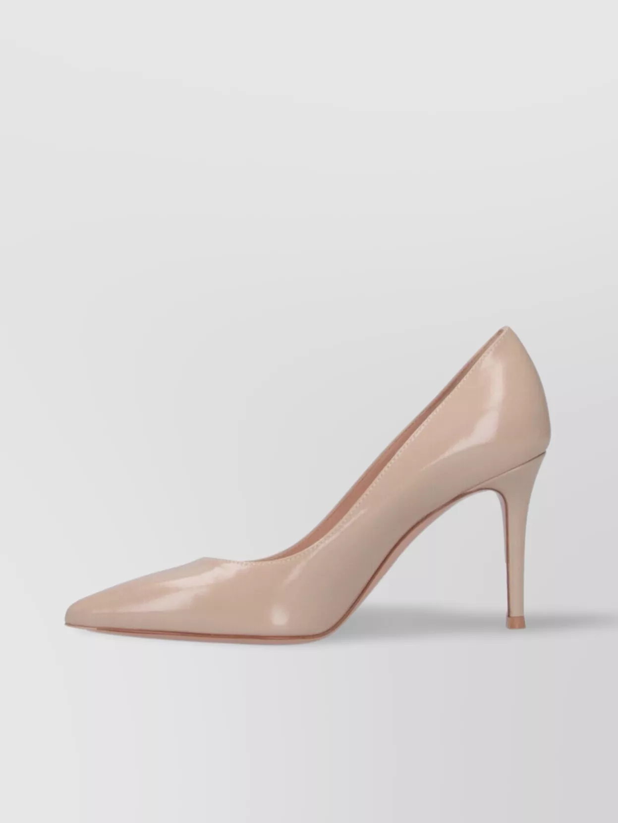 Gianvito Rossi Pointed Toe Patent Finish High Heel