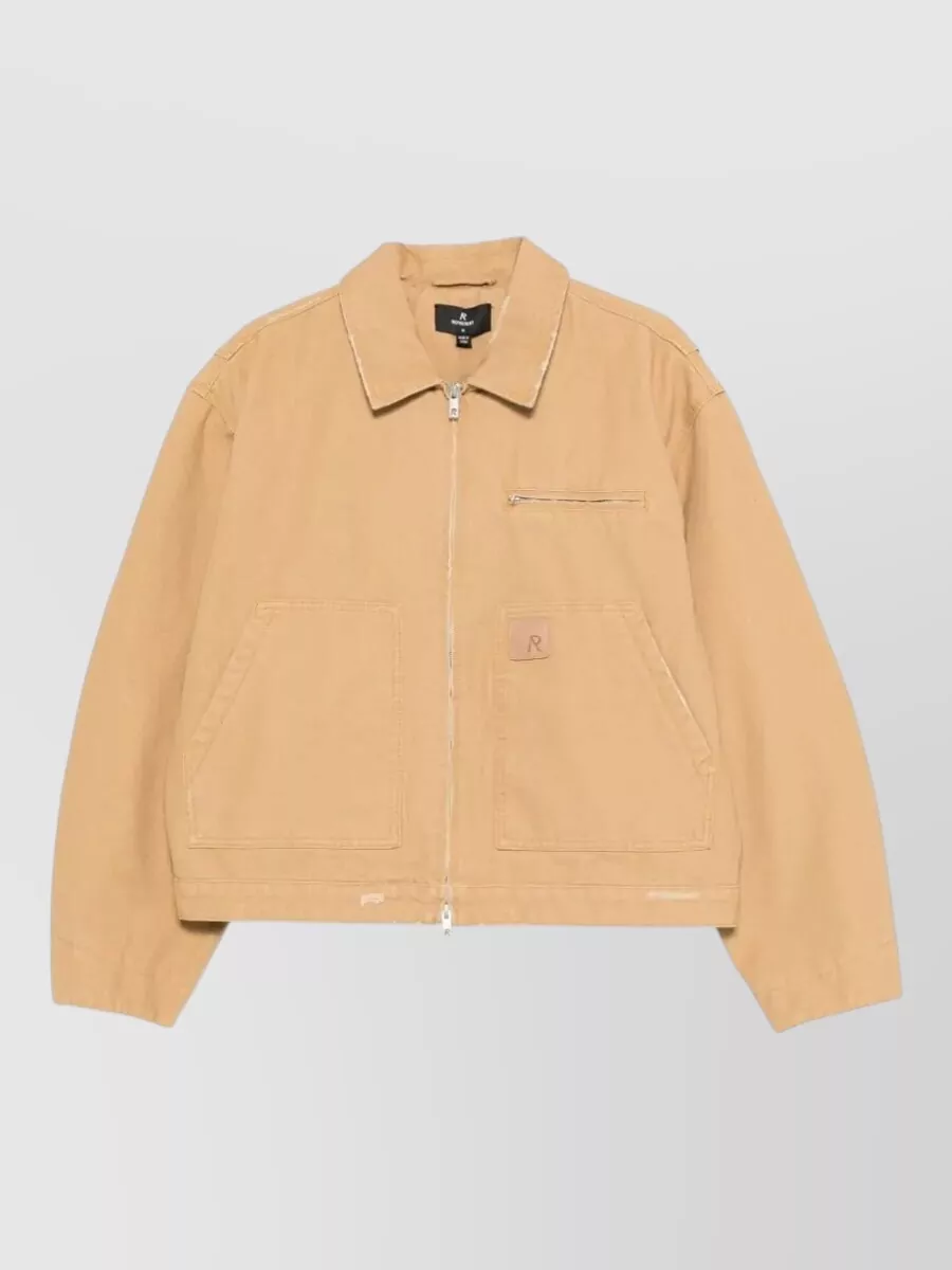 Represent cotton worker single-breasted coat