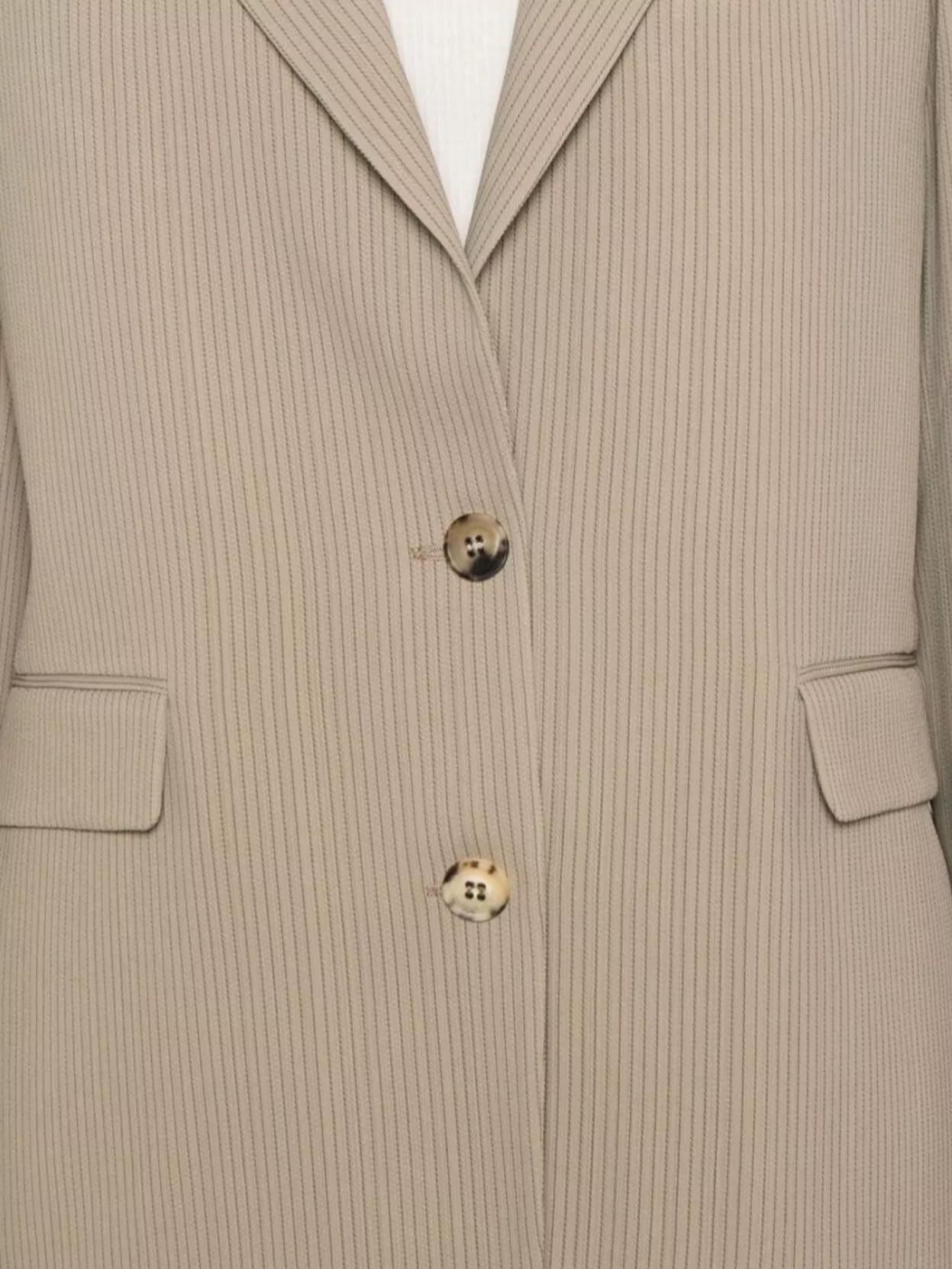 Golden Goose Tailored Blazer Pinstripe Pattern