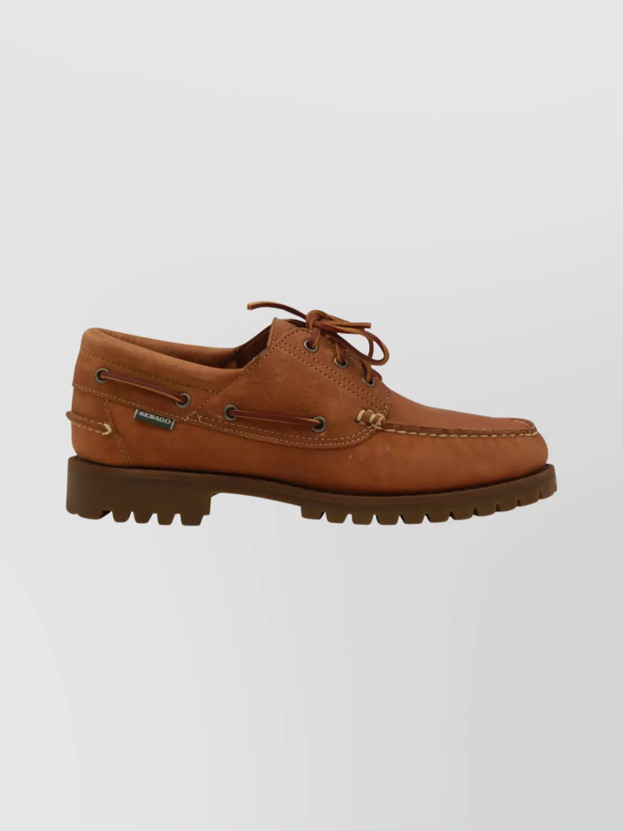 Sebago Round Toe Brogues Featuring Stitch Detailing