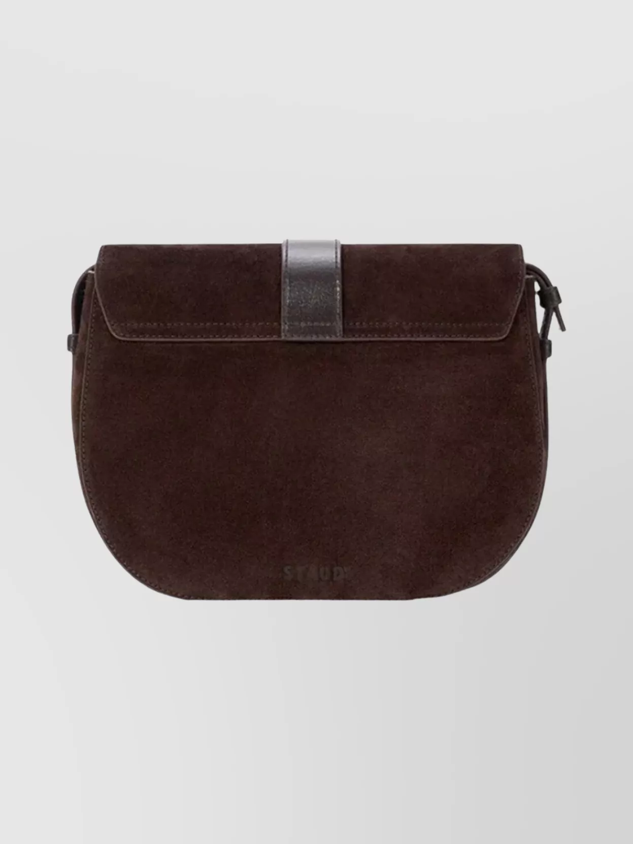Staud Bella Truffle Suede Crossbody Bag