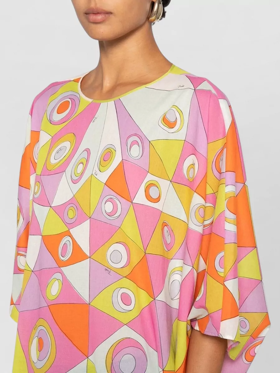 Pucci Cotton Printed Maxi Kaftan Dress