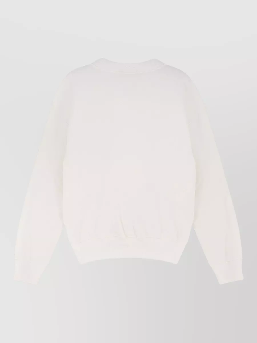 Polo Ralph Lauren Cotton Blend Sweater Embroidered Logo Front