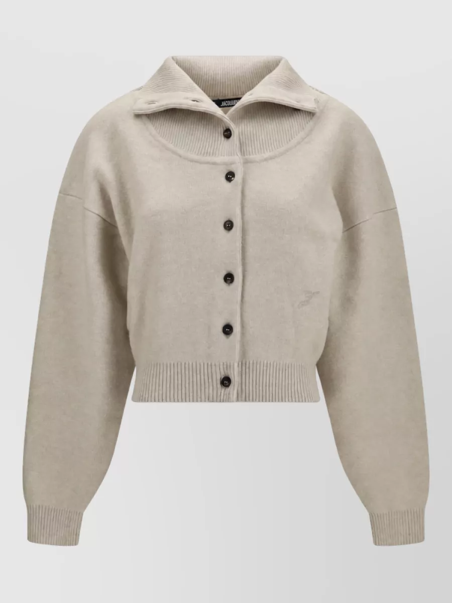 Jacquemus cashmere ribbed cardigan
