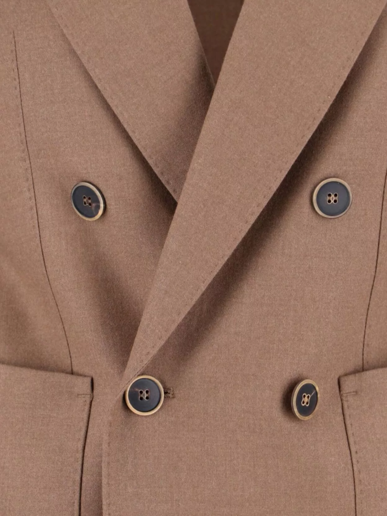 Max Mara Double-Breasted Blazer Notch Lapel