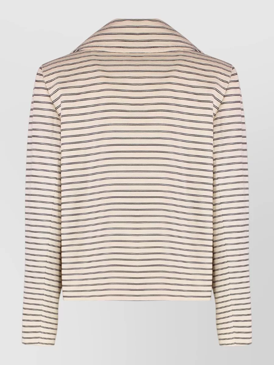 S Max Mara Striped Double-Breasted Jacket