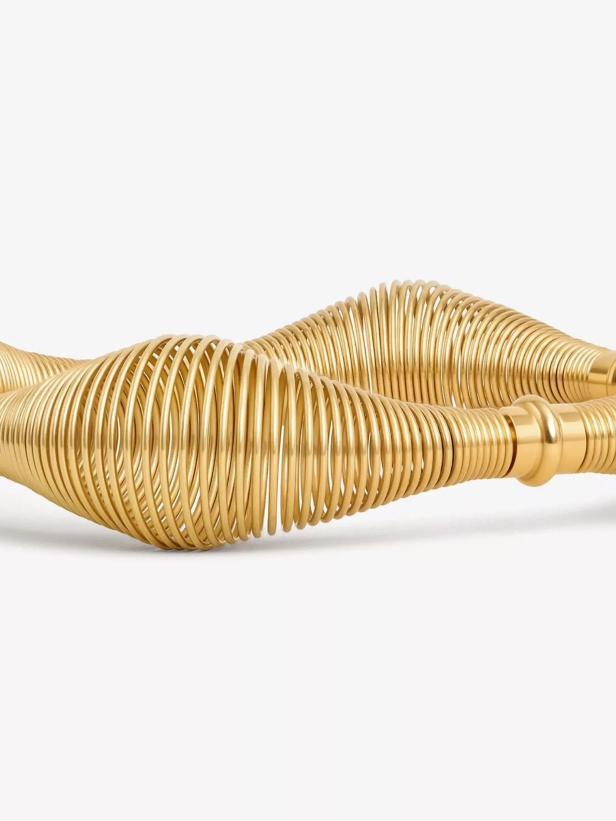Alaïa Spiral Design Gold-Tone Necklace