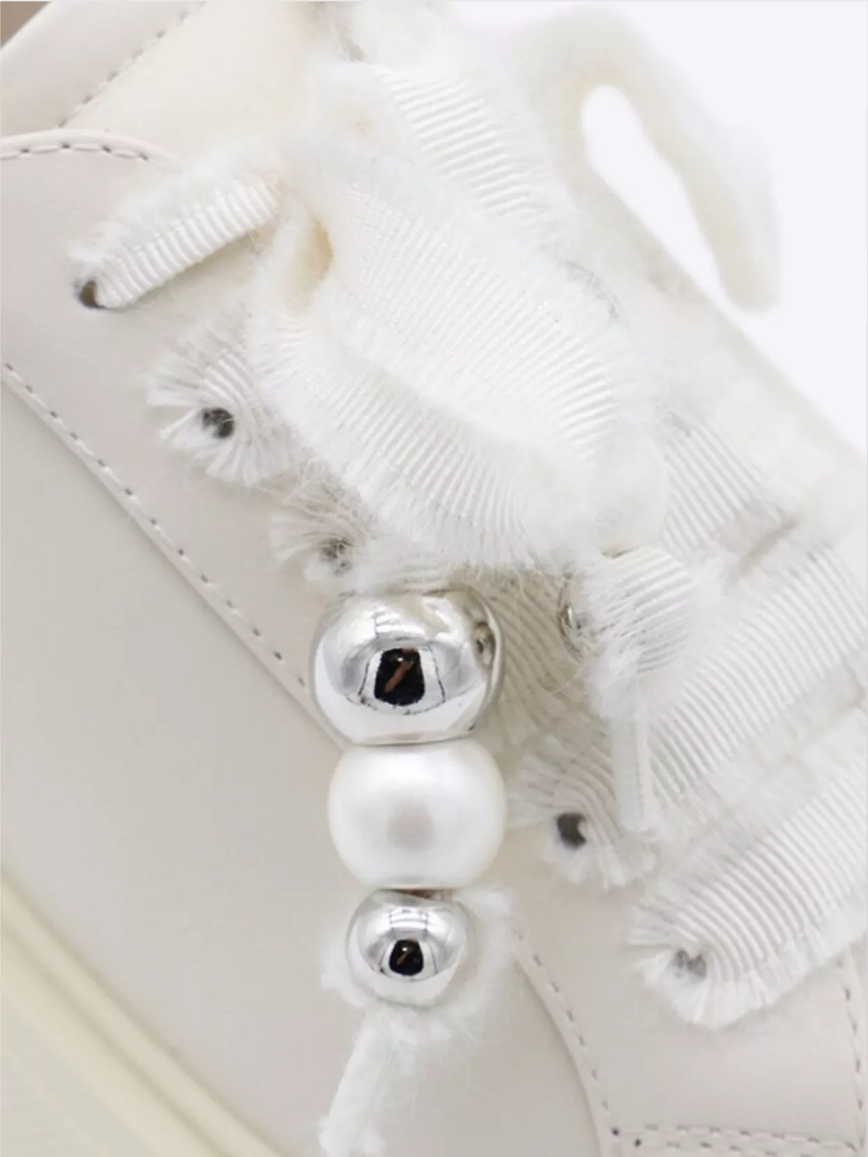 Casadei Low Top Sneakers With Embellished Platform Sole