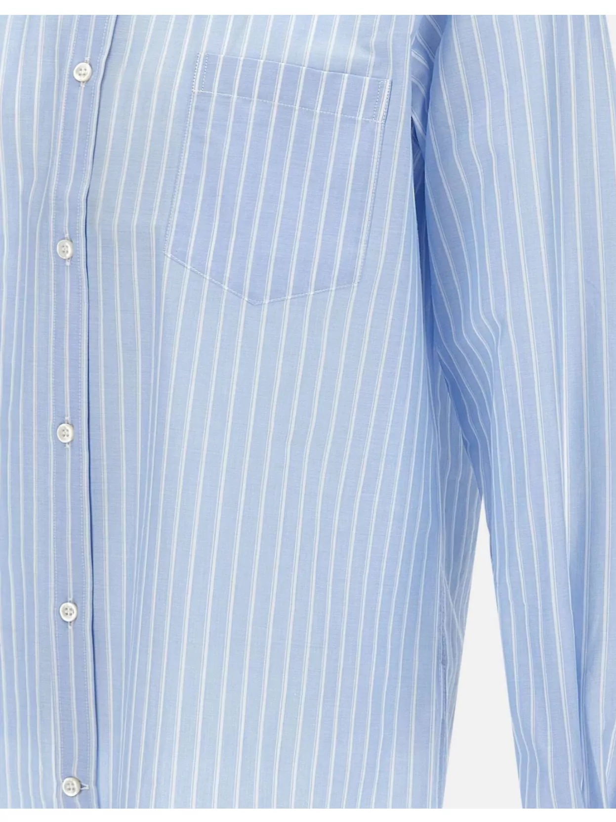 Shop Paul & Shark Summer Breeze Striped Cotton Poplin Shirt