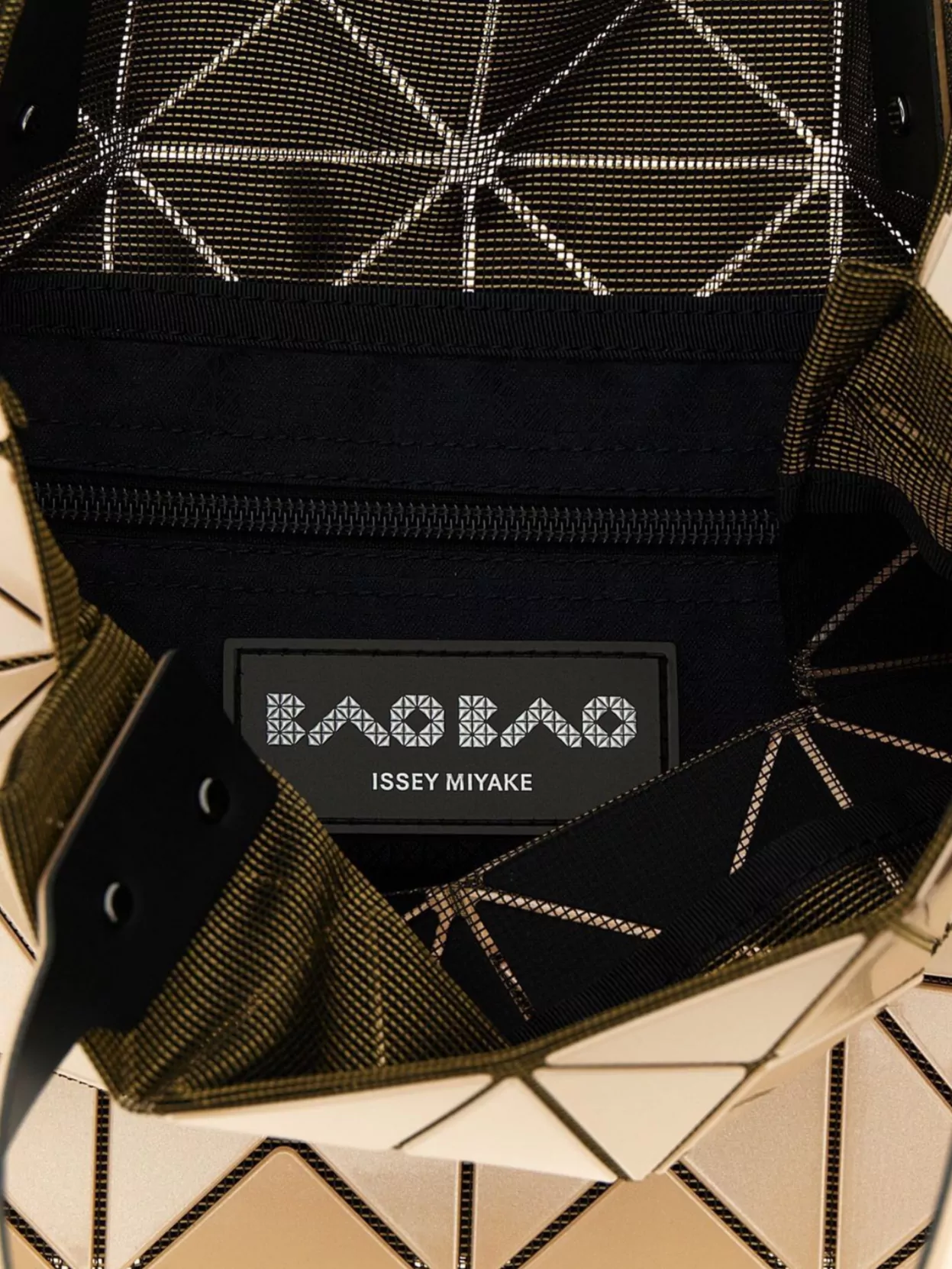 Bao Bao Issey Miyake Geometric Mini Handbag Dual Handles