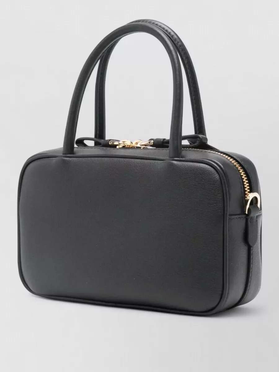 Prada Small Leather Tote Bag Top Handle Strap
