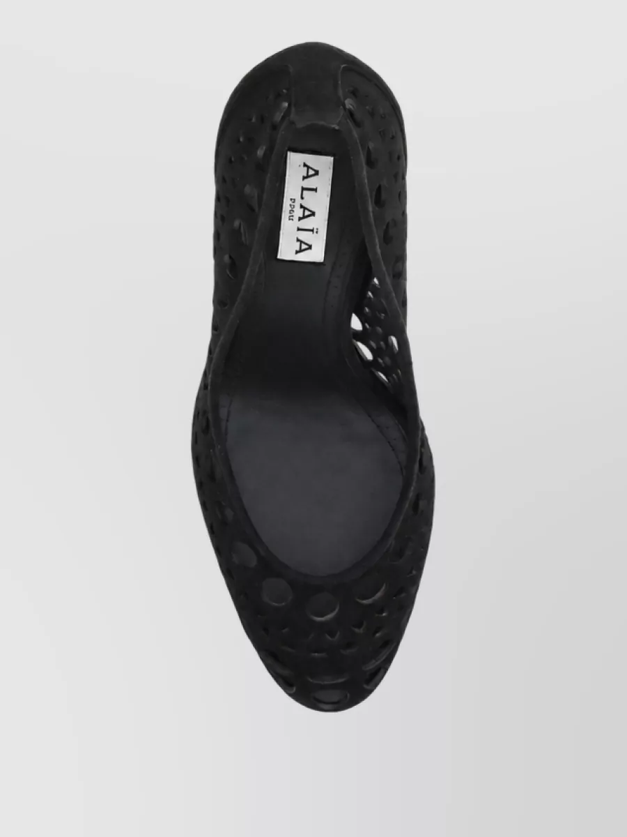 Alaïa Suede Leather Pumps