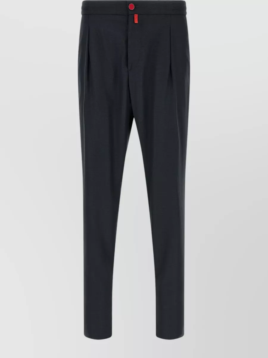 Kiton Wool Tapered Trousers