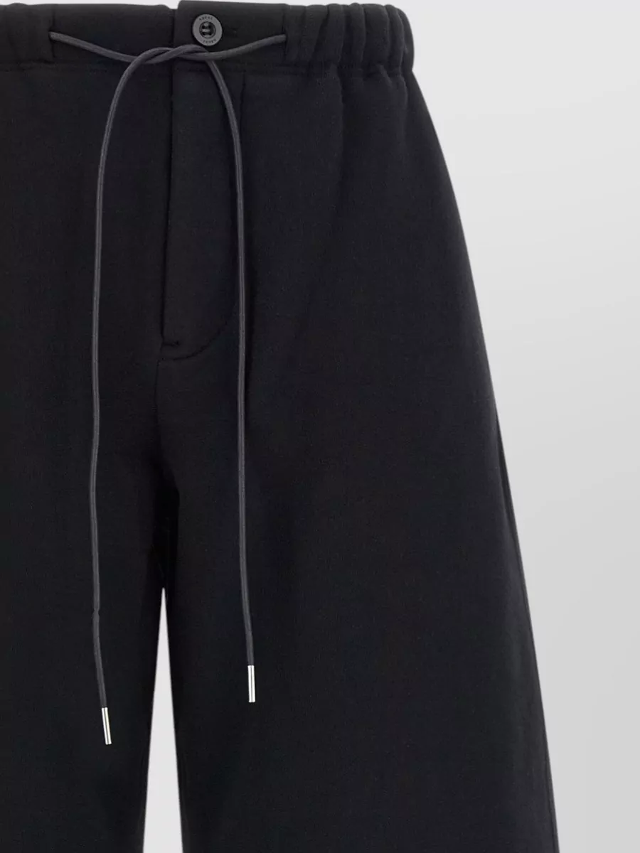 Sacai Cotton Trompe Loeil Bermuda Lounge Trousers