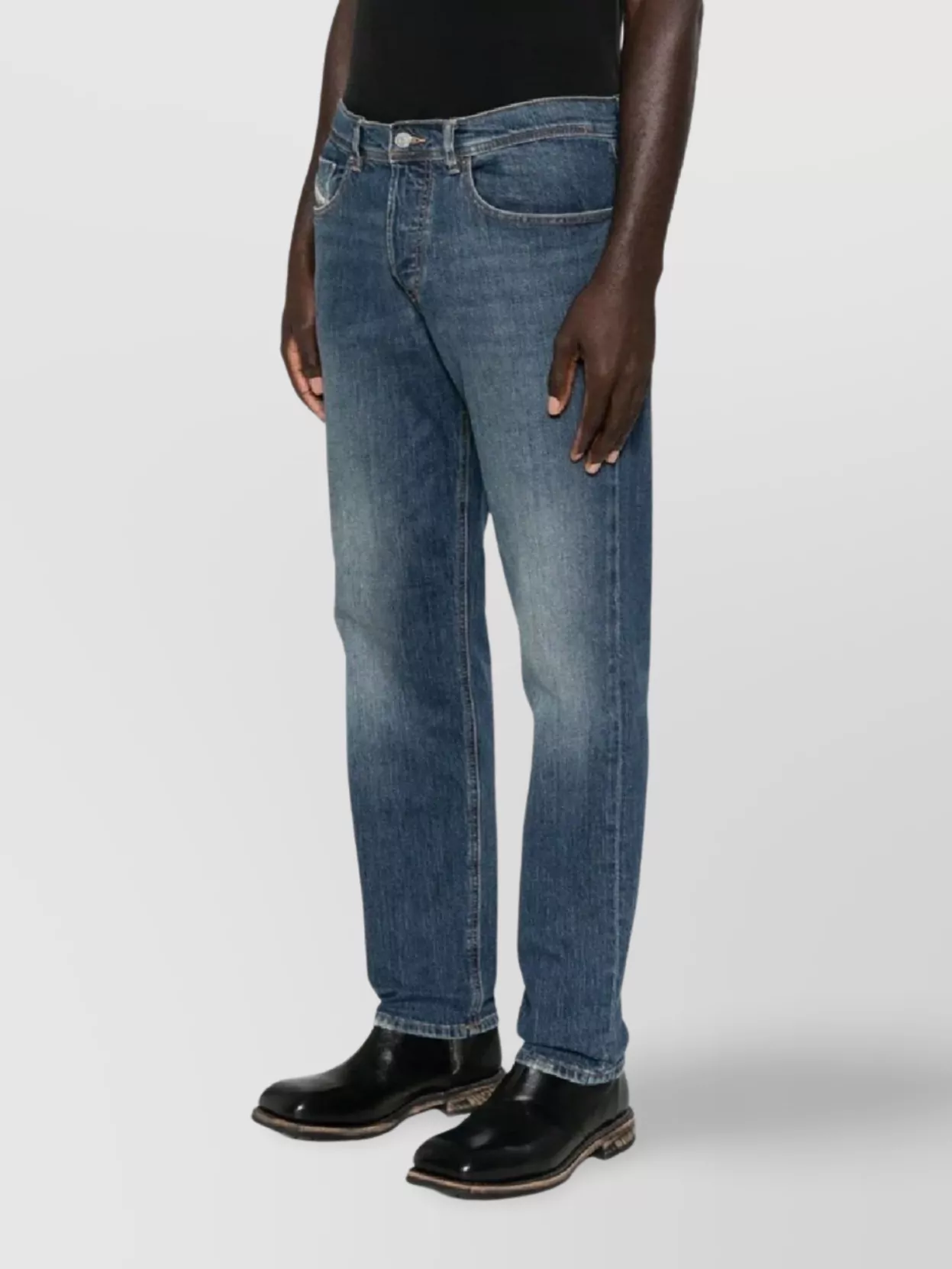 Diesel L.32 Trousers With Faded Effect And Pockets