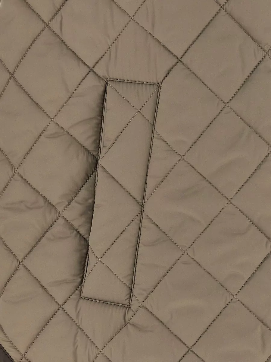 Brunello Cucinelli Hooded Curved Hem Sleeveless Quilted Vest