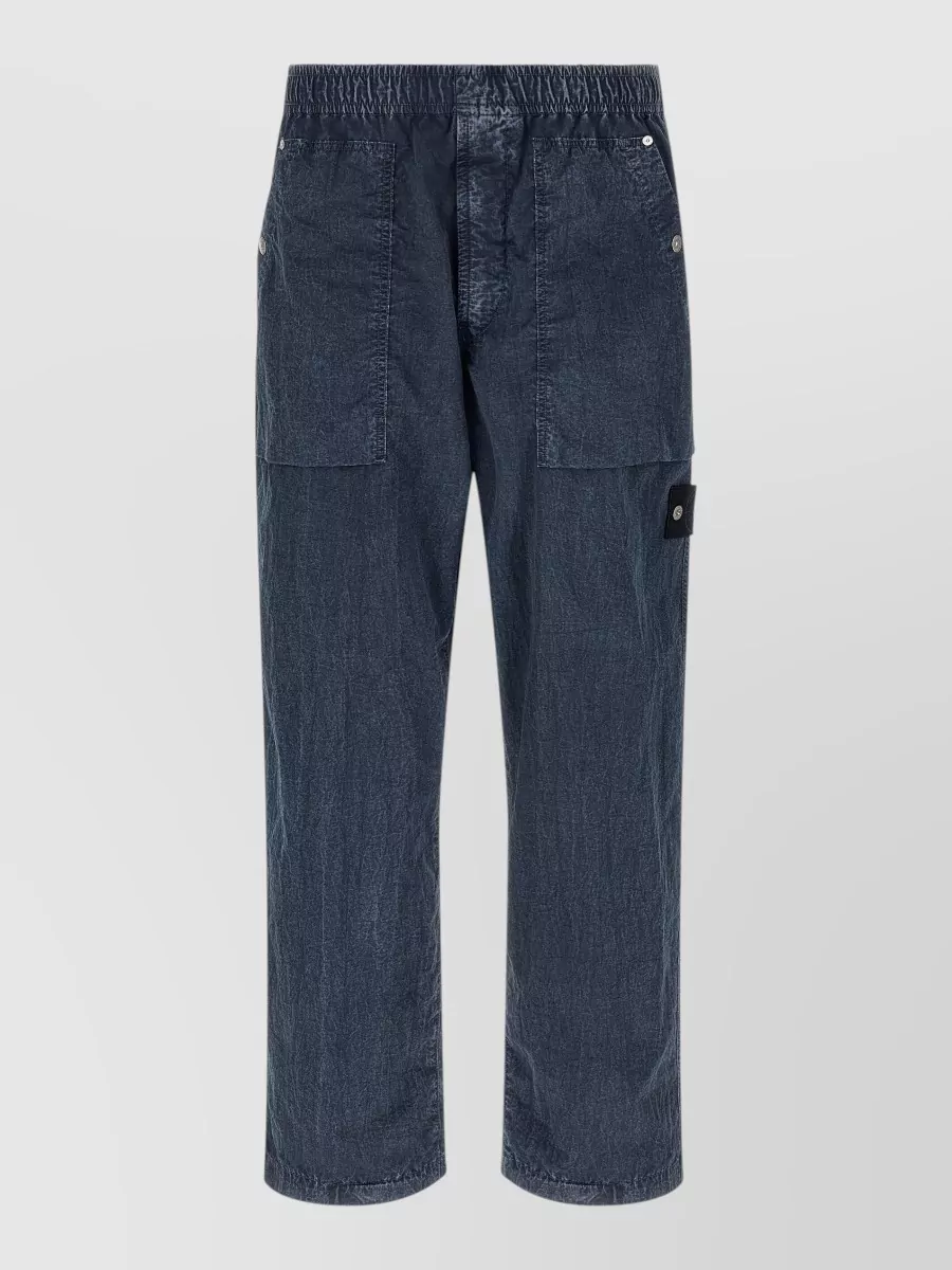 Stone Island nylon loose-fit straight-leg pants
