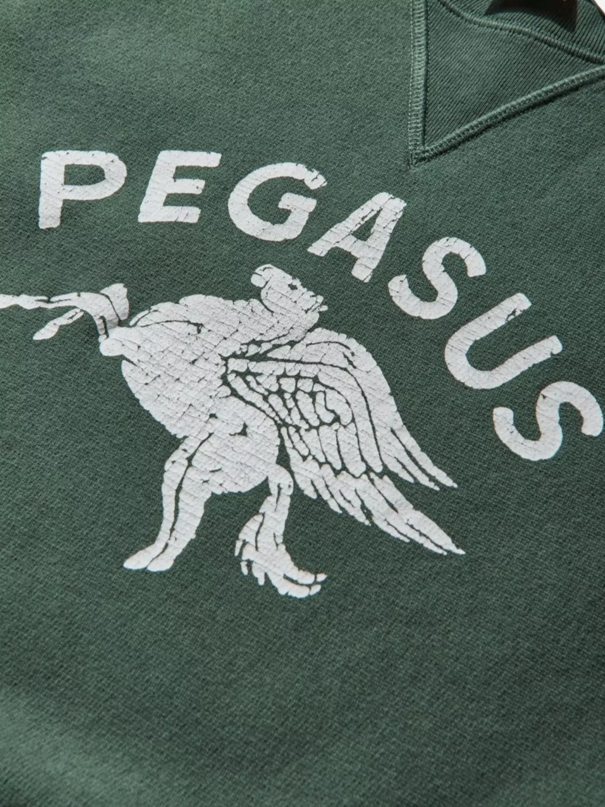 Champion Graphic Print Crew Neck Cotton Sweatshirt