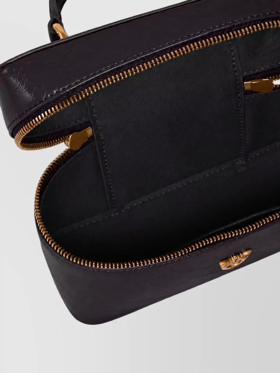 Pinko Love Bag Mini Leather Clutch Bag