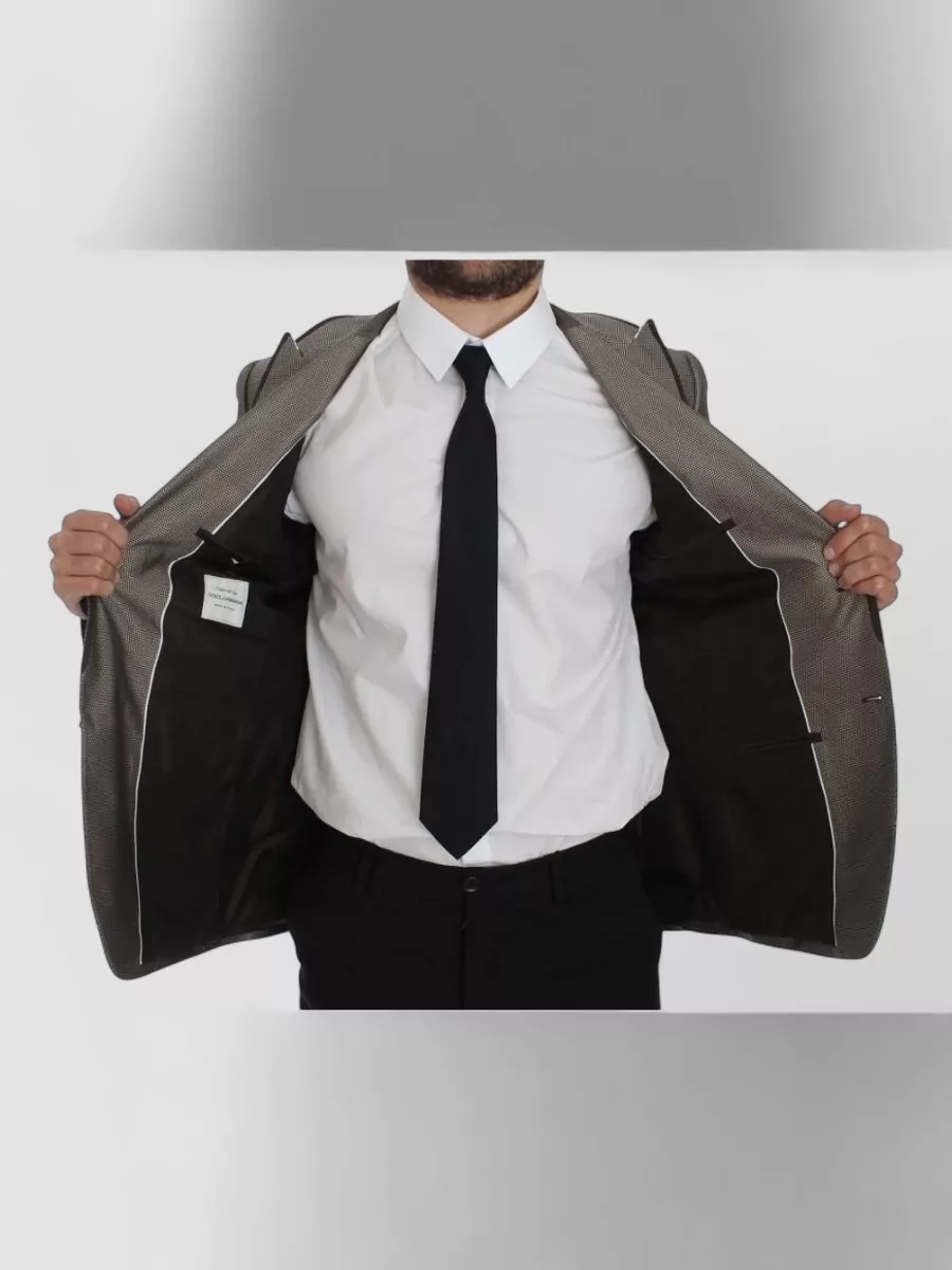Dolce&Gabbana Silk Slim-Fit Two-Button Blazer