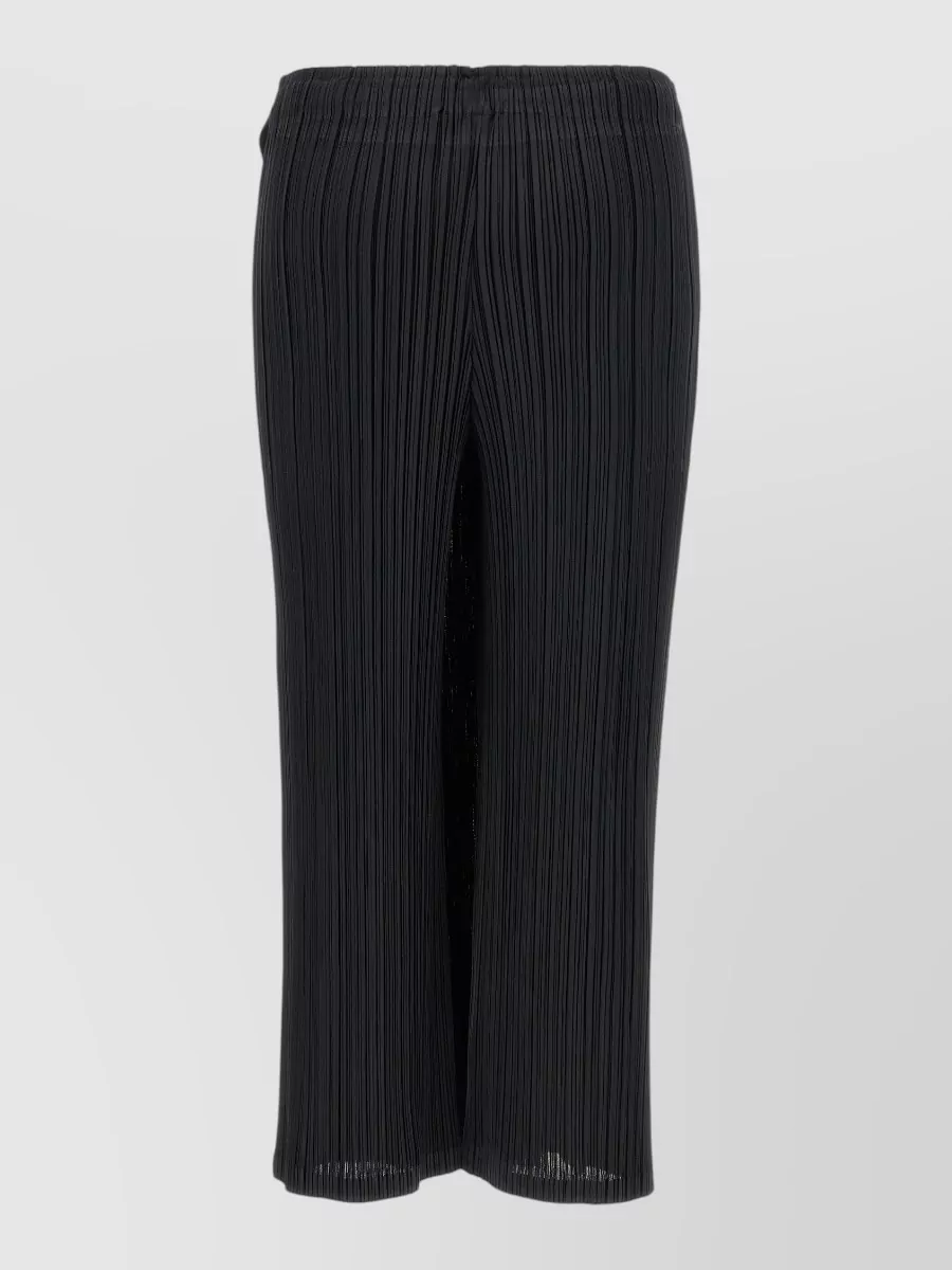 Pleats Please Issey Miyake Pleated Wide-Leg Pants