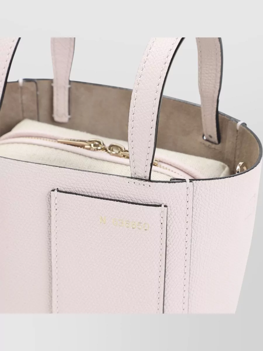 Valextra Bucket Shoulder Bag Top Handles Strap