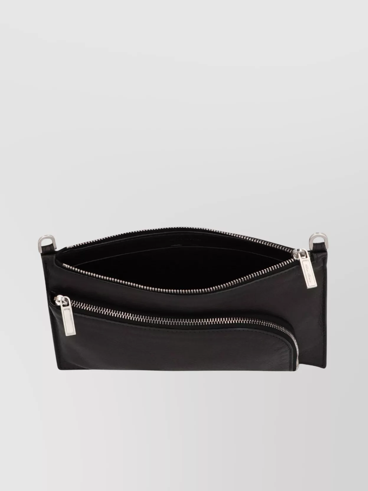 Rick Owens Leather Messenger Bag Adjustable Strap