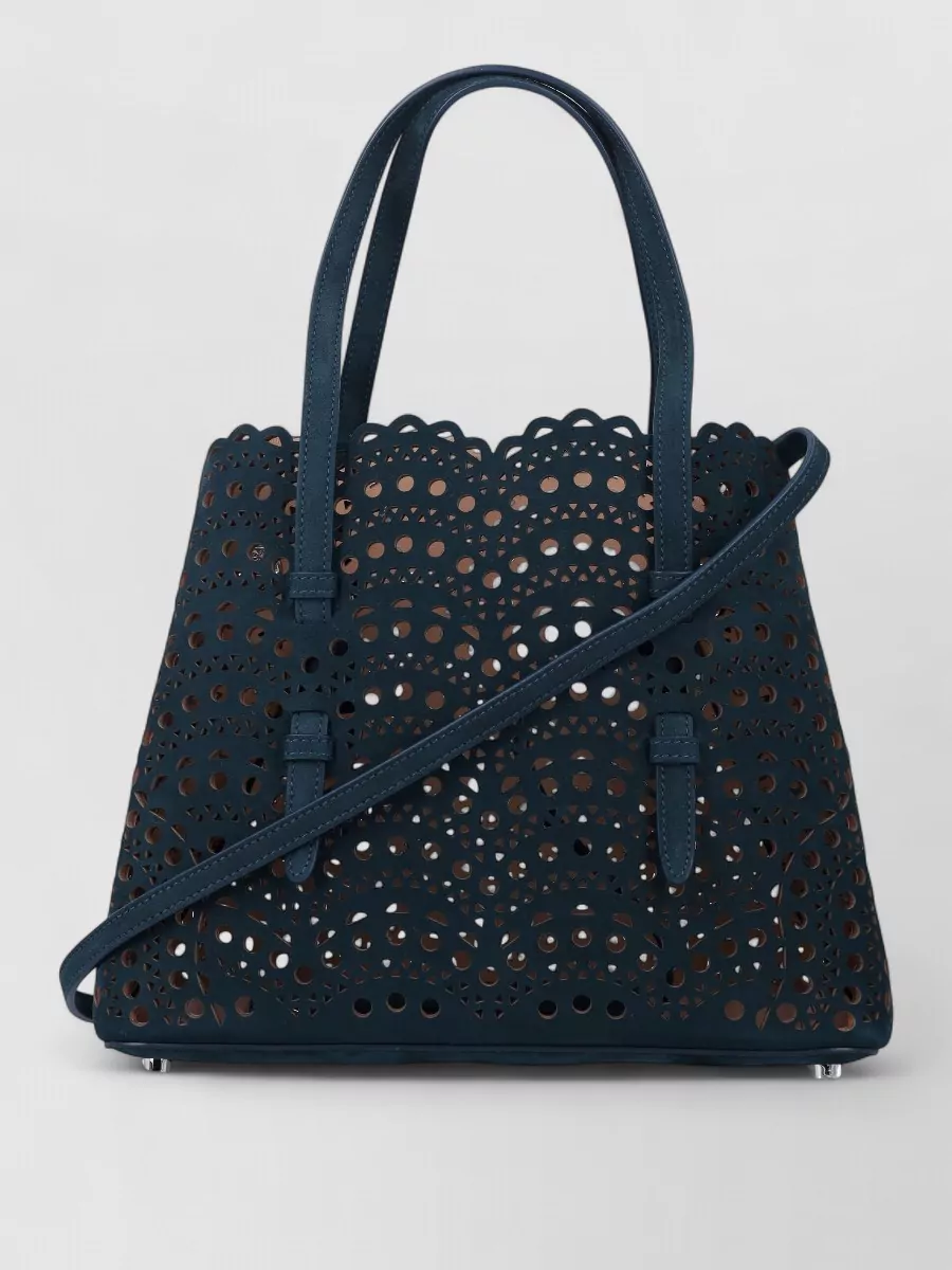 Alaïa Leather Mina 25 Tote Bag