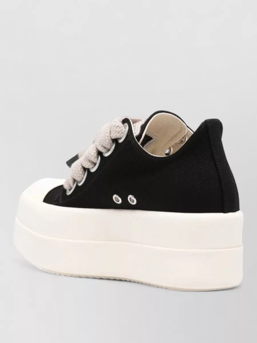 Rick Owens Drkshdw Denim Low-Top Sneakers