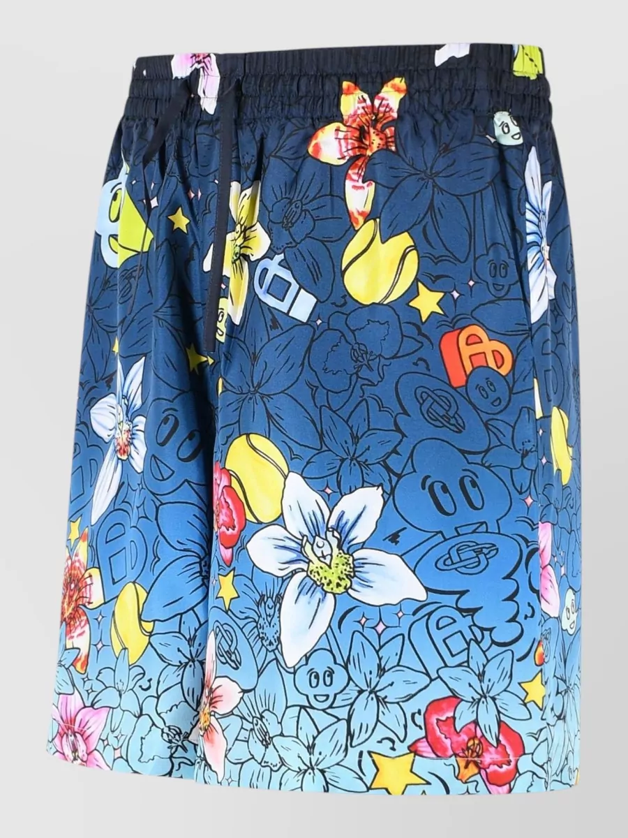 Casablanca Silk Deck Shorts