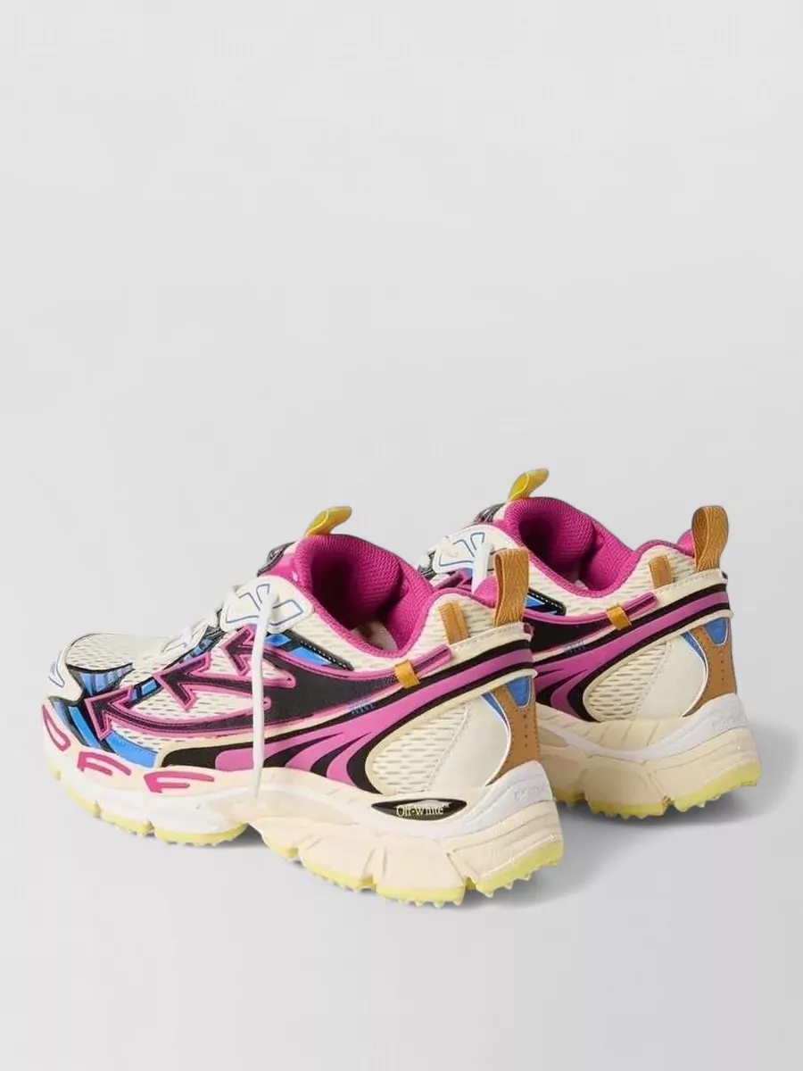 Off-White Mesh Low-Top Sneakers