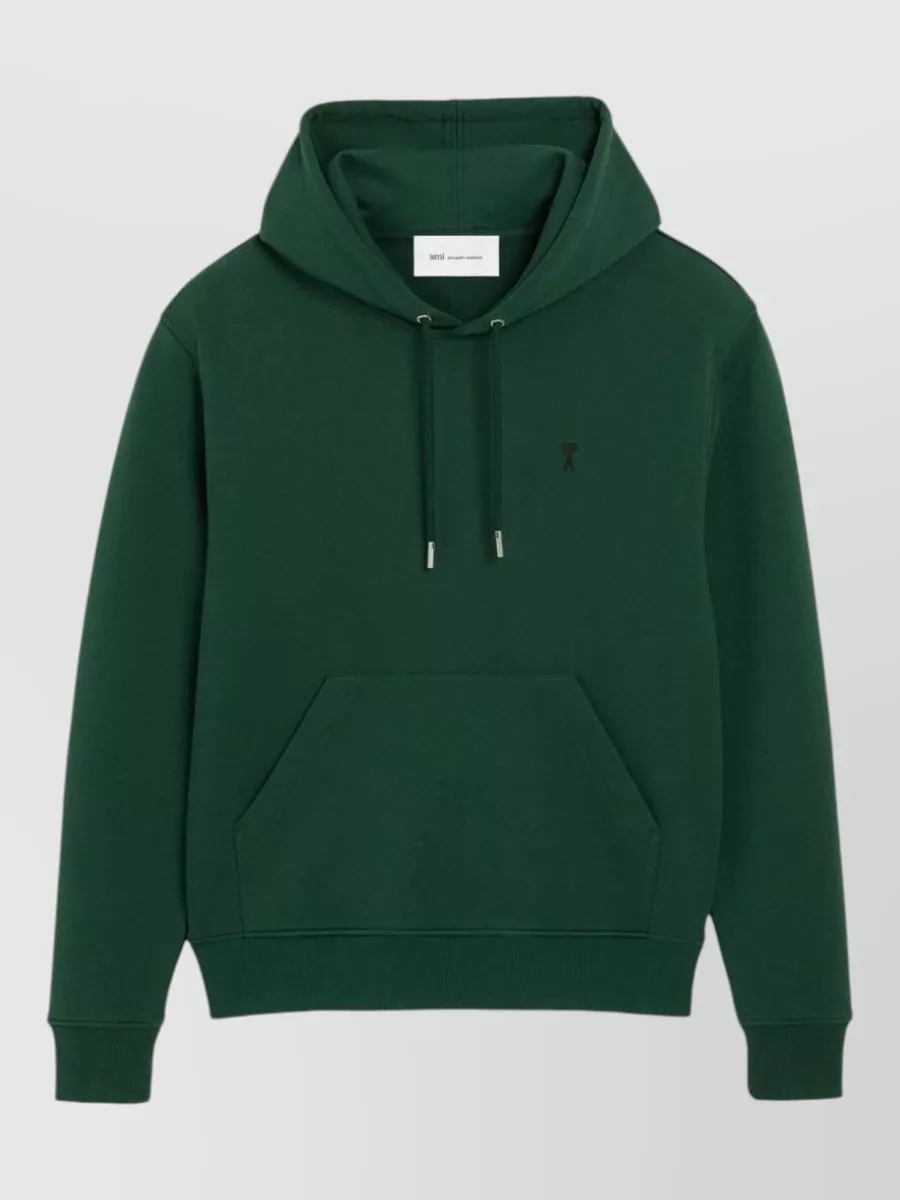 Ami Paris cotton logo-print hoodie