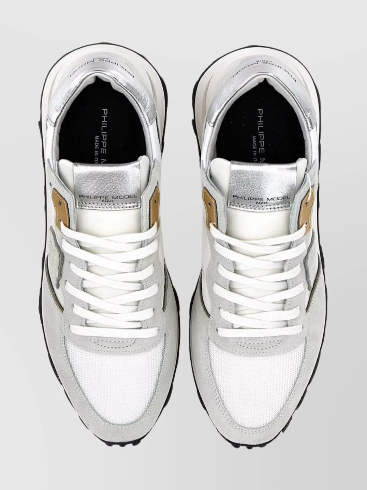 Philippe Model High Top Sneakers Almond Tip