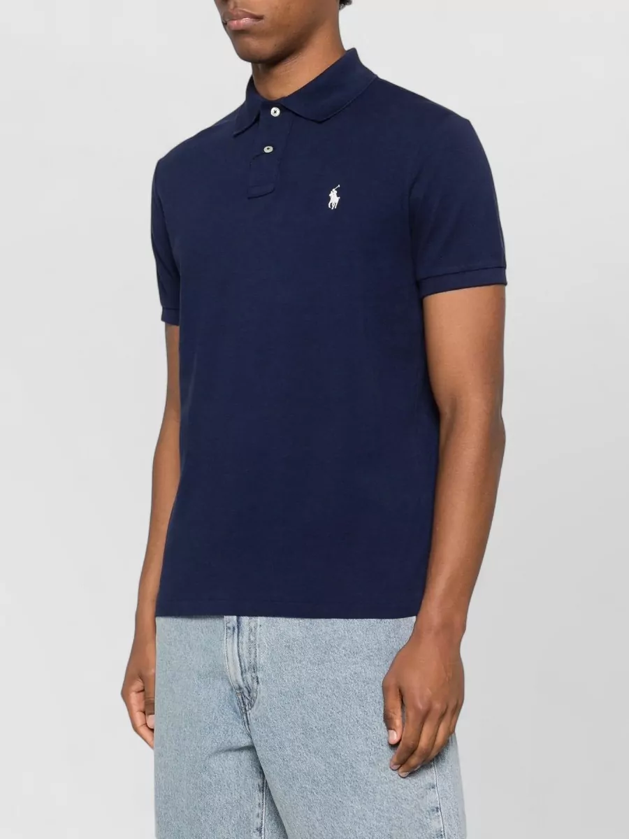 Polo Ralph Lauren Slim Fit Mesh Shirt Tennis Hem