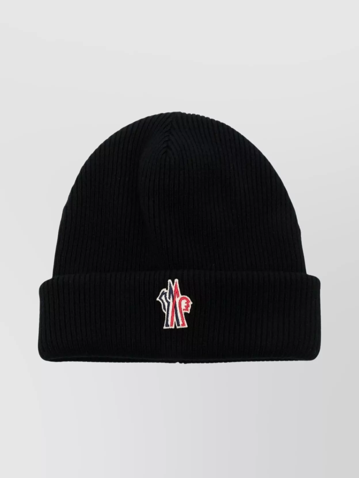 Moncler Grenoble Ribbed texture hat turn-up brim | The Fashion Square