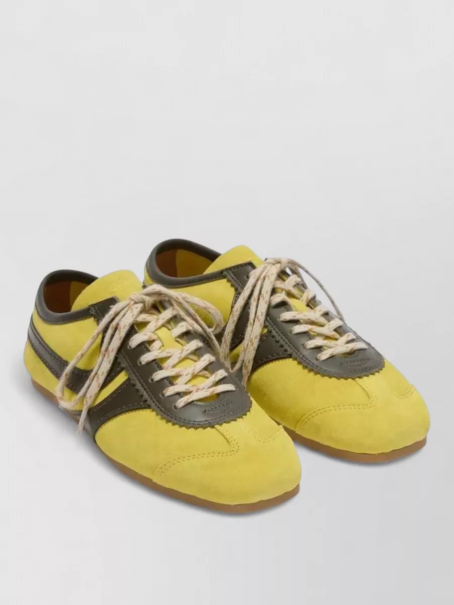 Dries Van Noten leather low-top sneakers
