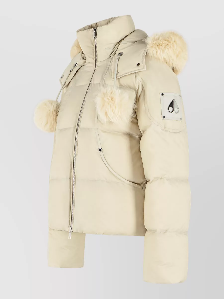 Moose Knuckles Nylon Bomber Jacket