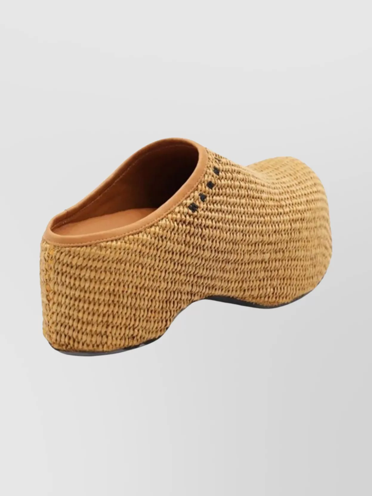 Marni Stylish Mules With Open Back And Platform In Neutral
