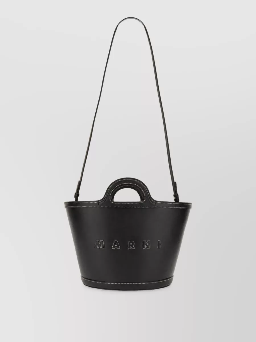 Marni Tropicalia Small Leather Tote Bag