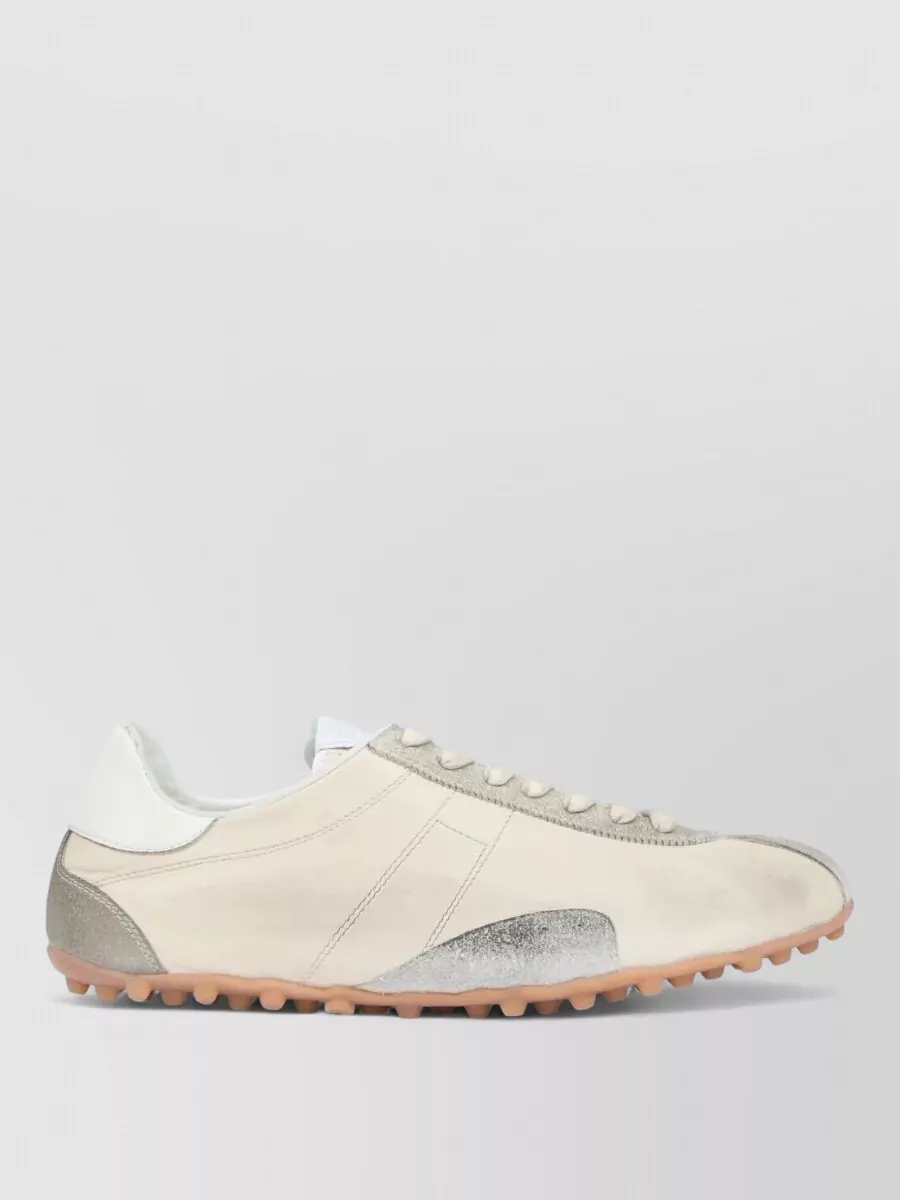 Maison Margiela Sprinters Suede Leather Low Top Sneakers