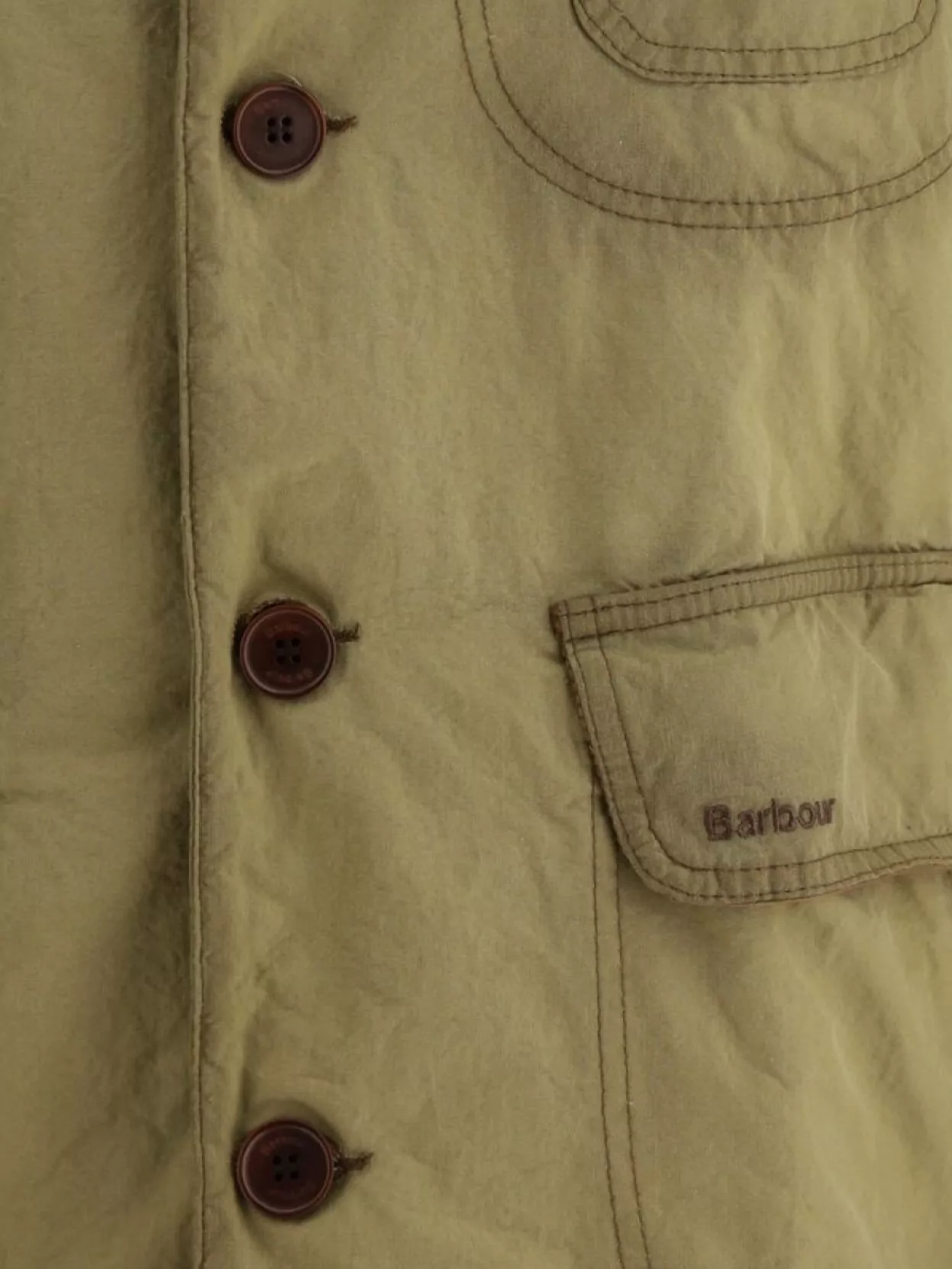 BARBOUR COTTON JACKET VELVET CUFFS