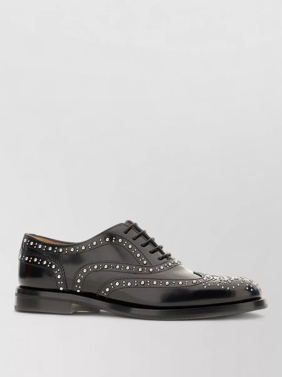 Church's leather lace-up oxford shoes
