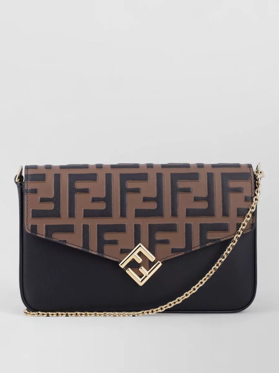 Fendi Na Calf Leather Wallet On Chain