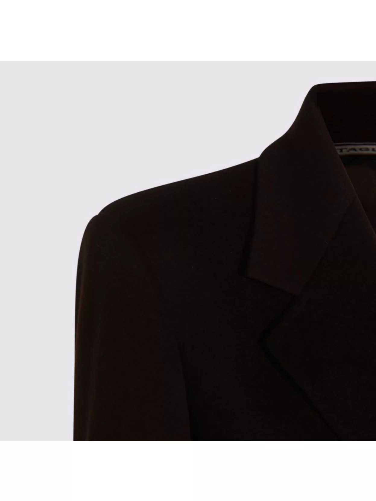 Tagliatore Long Length Double-breasted Coat With Button Detailing In Black