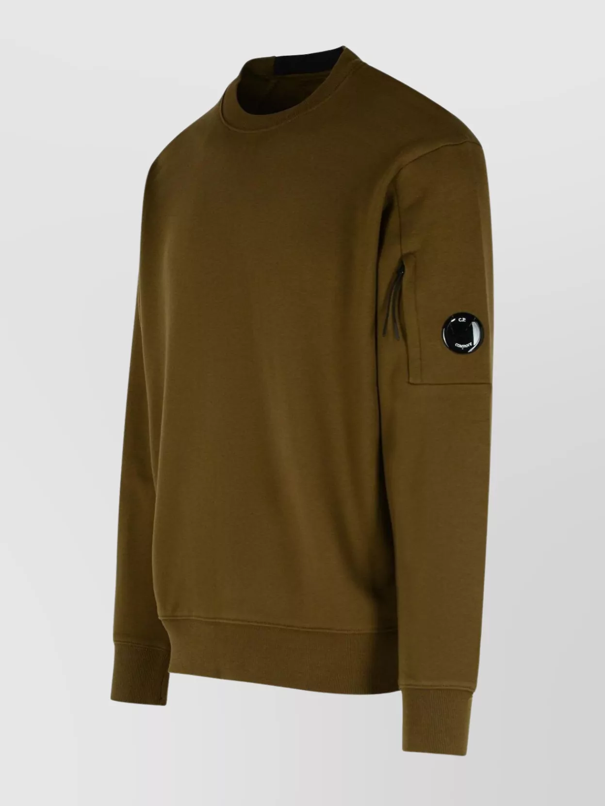 C.p. Company Raised Cotton Sweatshirt Arm Pocket