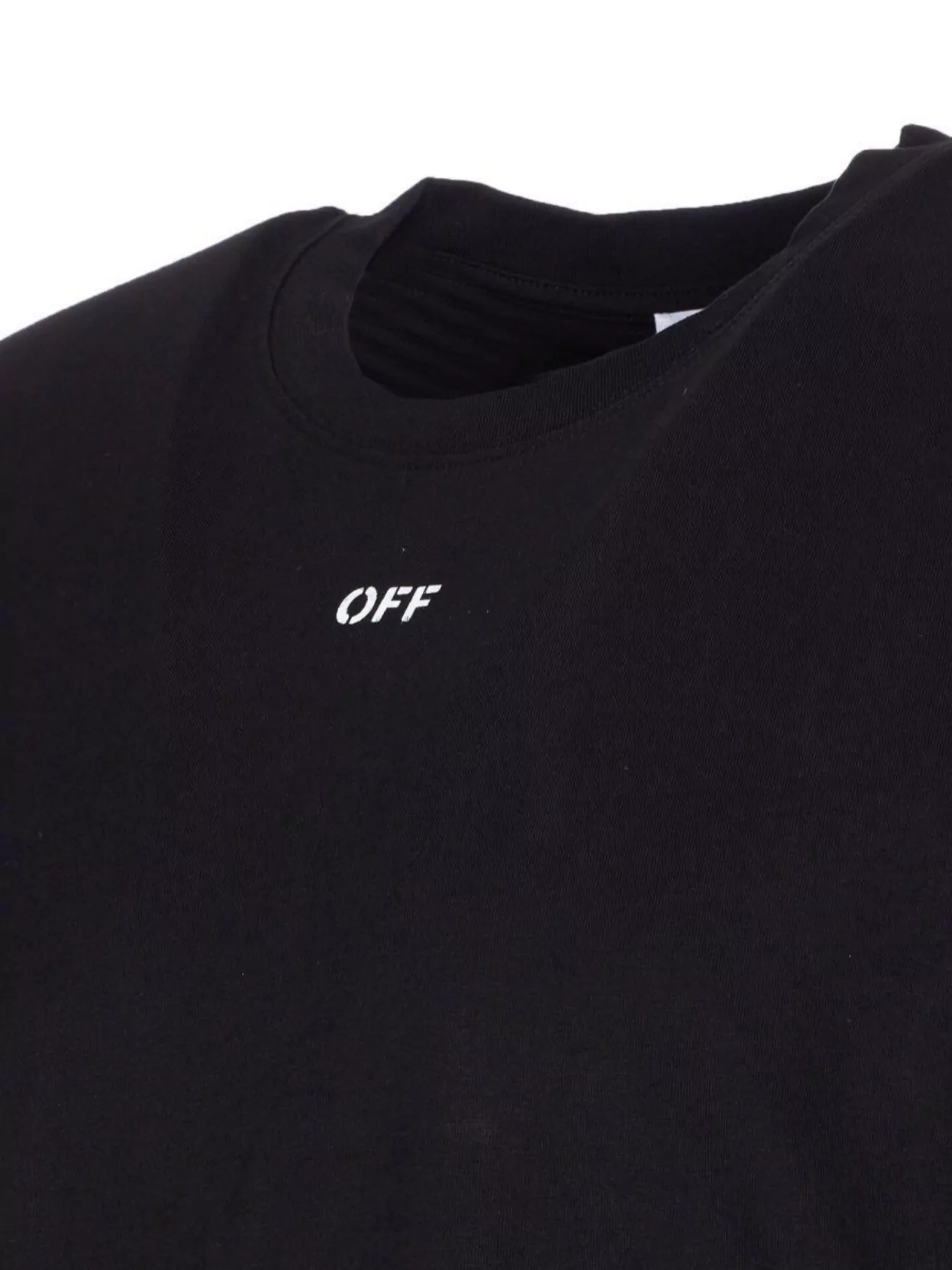 Off-white Graphic Brush Arrow Print T-shirt And Vest In Black