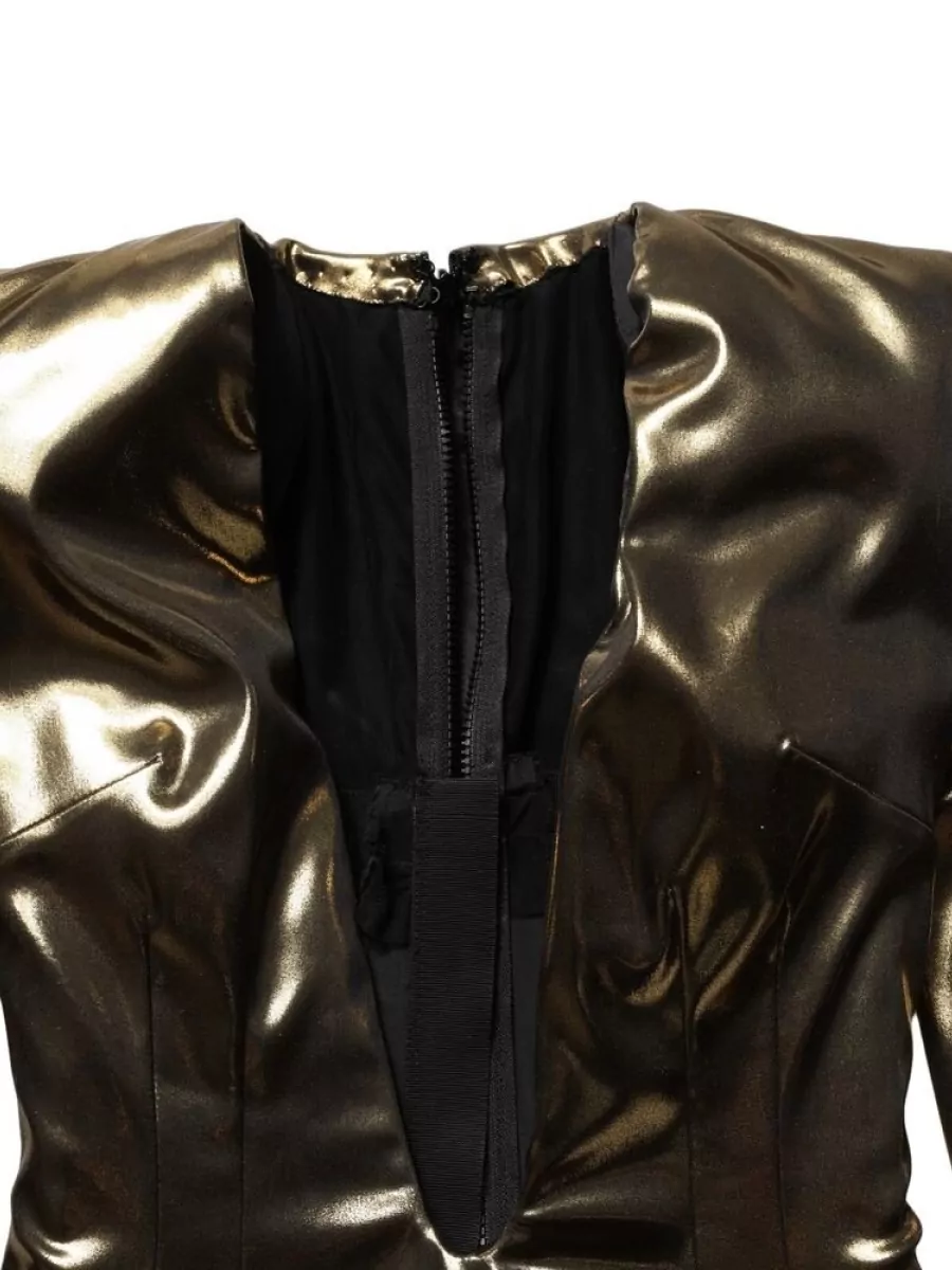 Dolce&Gabbana Plunge-neck mini dress