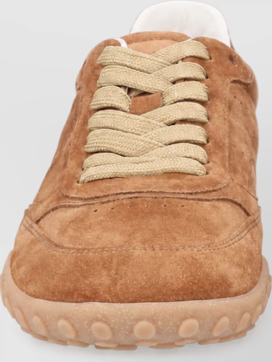 Tod's leather lace-up sneakers
